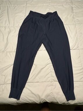 Old Navy Navy Blue High-Rise Jogger Leggings